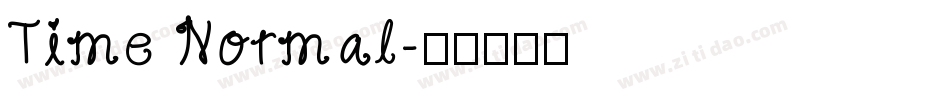 Time Normal字体转换